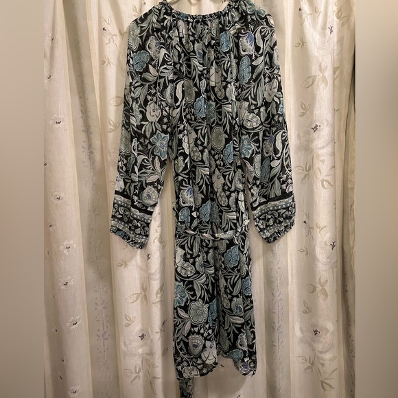 COPY - Lane Bryant Lurex Ruffle-Trim Notch-Neck Mini Dress - Picture 3 of 6